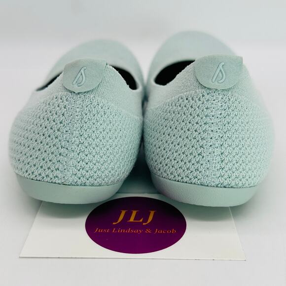 Allbirds Women's Tree Breezer Frost Blue Breathable Comfort Ballet Flats Size 5 - Picture 5 of 10